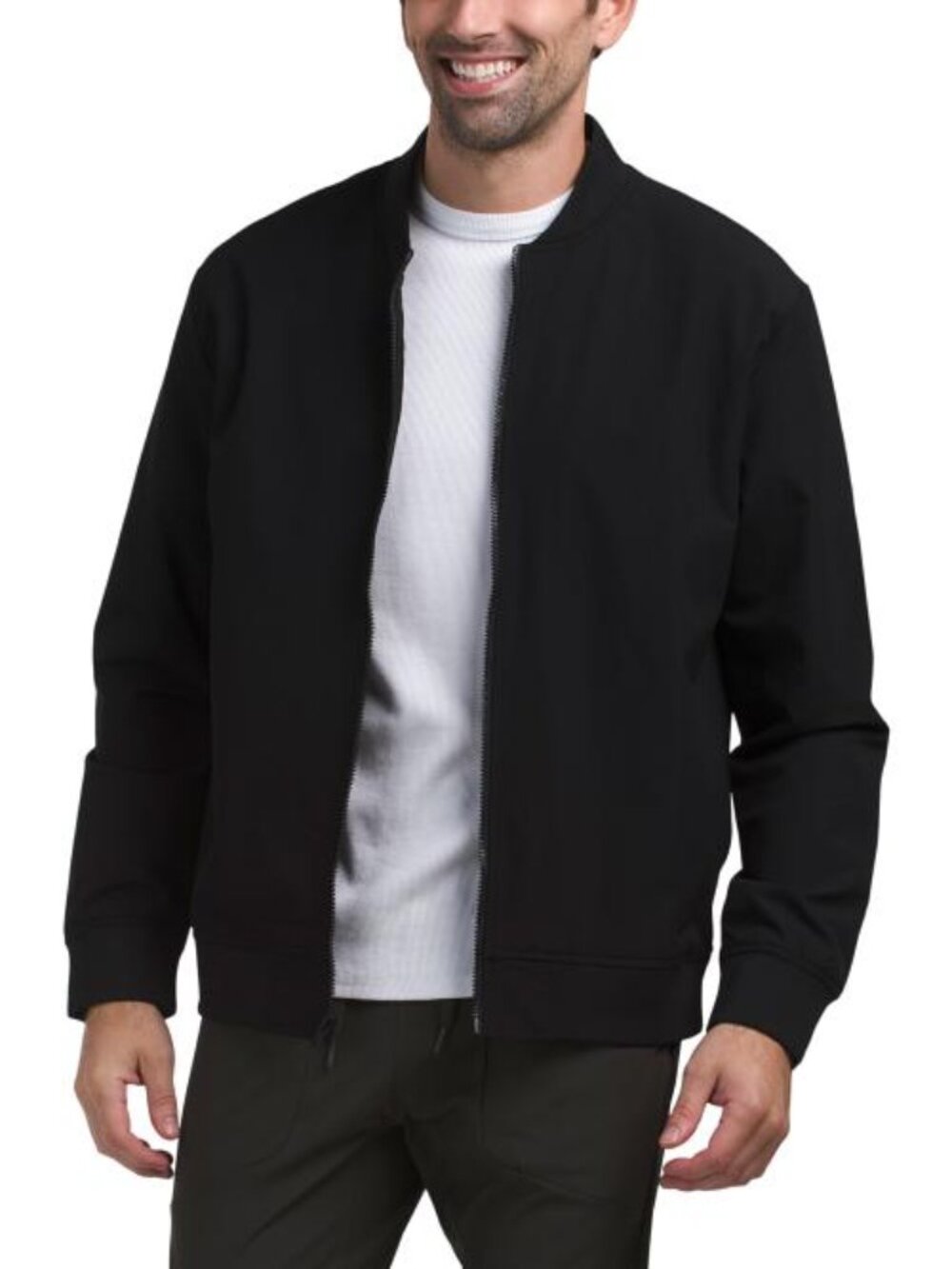 KENNETH COLE Men's Active Full Zip Bomber Jacket
